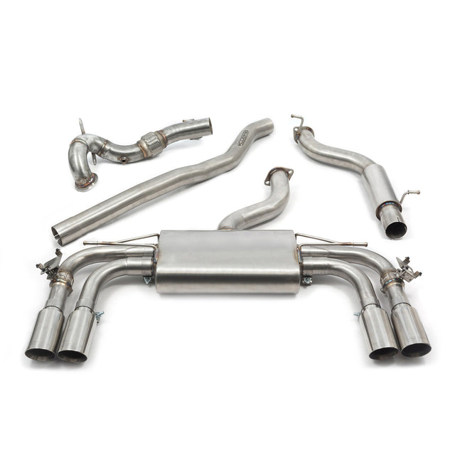 Línea de Escape "Turboback" con Válvula para Audi S3 (8V) Sedán (13-18)