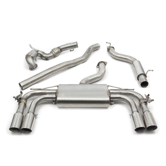 Línea de Escape "Turboback" con Válvula para Audi S3 (8V) Sedán (13-18)