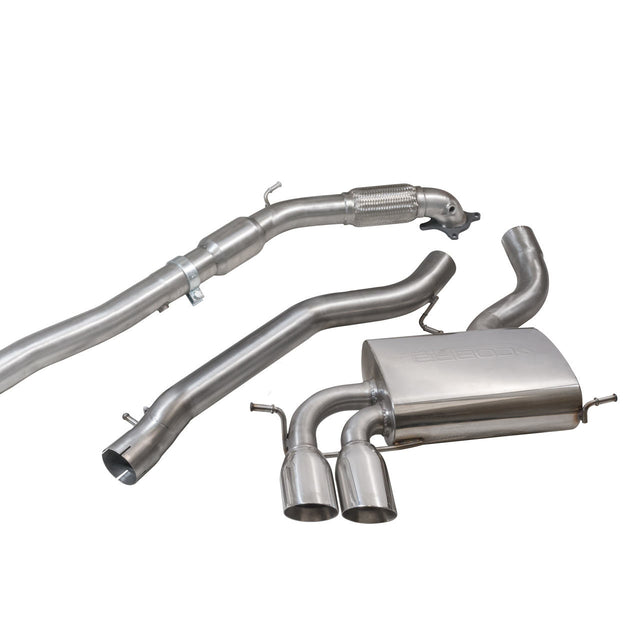 Línea de escape "Turboback" para Audi S3 (8P) Quattro (3 puertas)