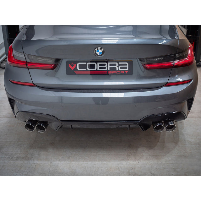 Línea de escape "Axleback" Venom salida cuádruple BMW 330E (G21) Touring (19>)