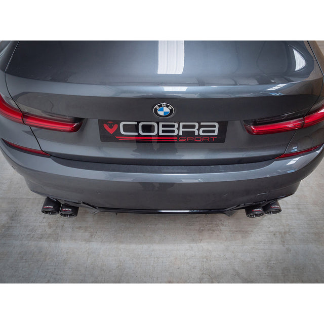 Línea de escape "Axleback" Venom salida cuádruple BMW 330E (G21) Touring (19>)