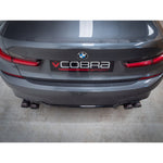 Línea de escape "Axleback" Venom salida cuádruple BMW 330E (G21) Touring (19>)