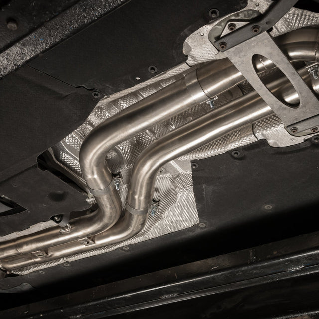 Línea de escape "Cat Back" de 3" primaria con válvula para BMW M3 (F80)