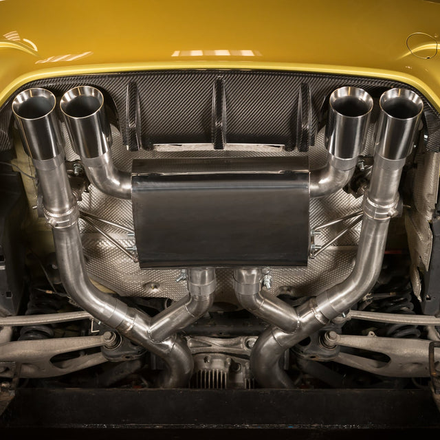 Línea de escape "Cat Back" de 3" primaria con válvula para BMW M3 (F80)