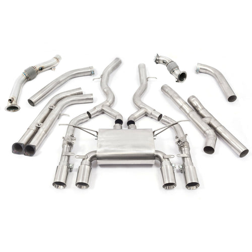 Línea de escape "Turboback" de 3" con válvula para BMW M3 (F80)