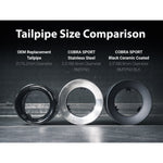 Puntas de escape 3.5" estilo M Performance para BMW M235I Cabriolet (F23)