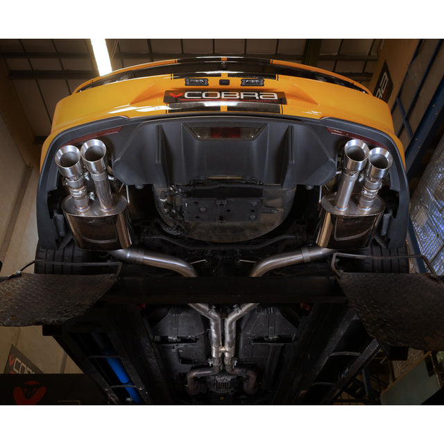 Línea de Escape "Catback" de 3" con Válvula para Ford Mustang 5.0 V8 GT (2018>) Facelift