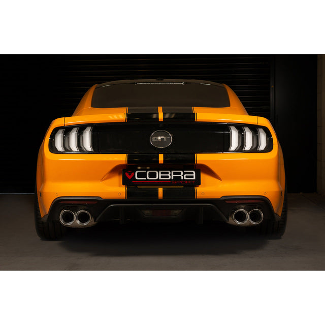 Línea de Escape "Catback" de 3" con Válvula para Ford Mustang 5.0 V8 GT (2018>) Facelift