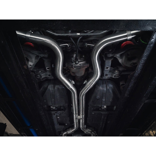 Línea de Escape "Catback" de 3" sin Válvula para Ford Mustang 5.0 V8 GT Fastback (2015-18)