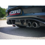 Difusor trasero Rieger de salida cuádruple para VW Golf GTI (MK7) (12-17)