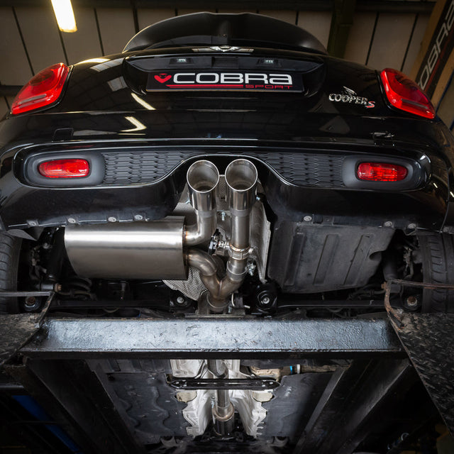 Línea de Escape "Catback" de 3" con Válvula para Mini (MK3) Cooper S / JCW (F56)