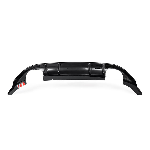 Difusor trasero Rieger de salida cuádruple para VW Golf GTI (MK7) (12-17)