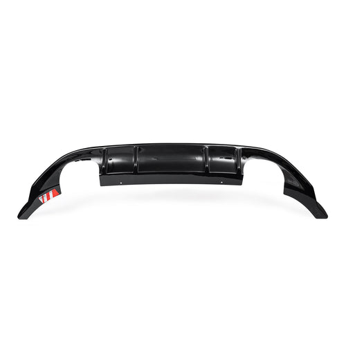 Difusor trasero Rieger de salida cuádruple para VW Golf GTI (MK7) (12-17)