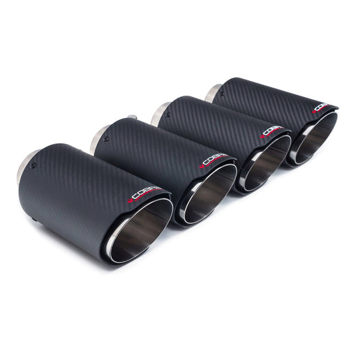 Juego de 4 boquillas de 4" de carbono TP115-CF-4