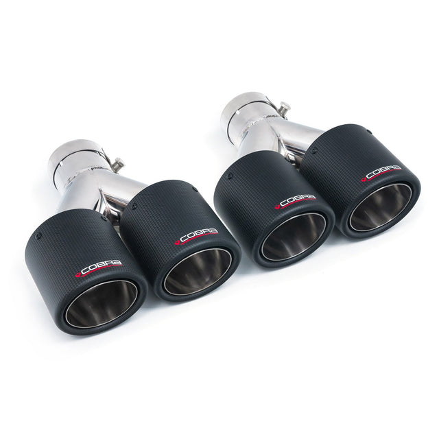 Par de Puntas Dobles de 4" en Carbono TP116-CF-2