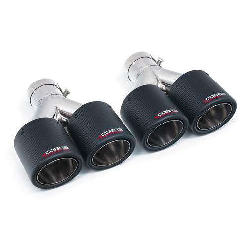 Par de Puntas Dobles de 4" en Carbono TP116-CF-2