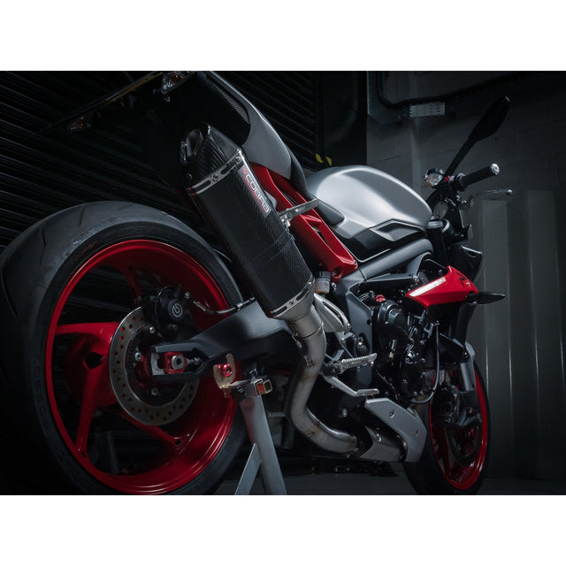 Medio Sistema de Escape para Triumph Street Triple 675 R & RX (2013-16)