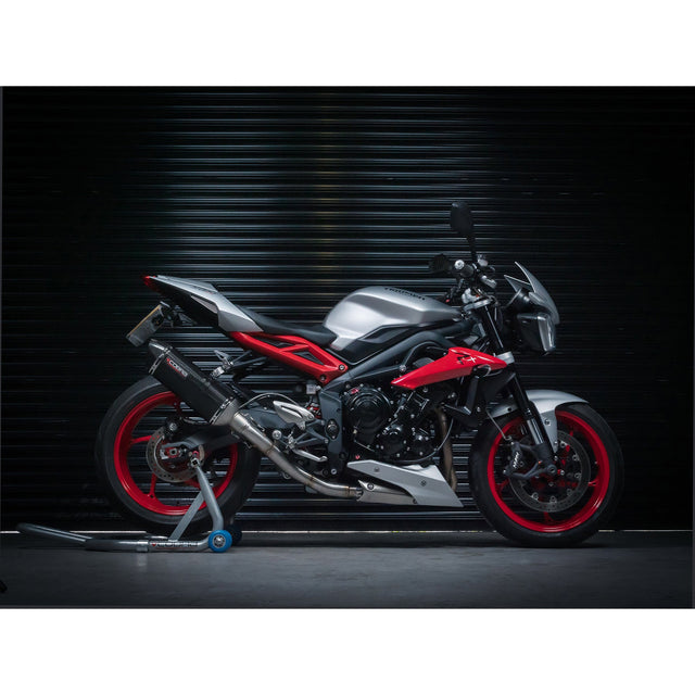 Medio Sistema de Escape para Triumph Street Triple 675 R & RX (2013-16)