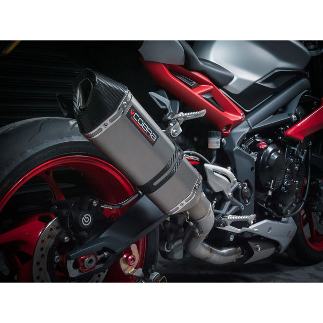 Medio Sistema de Escape para Triumph Street Triple 675 R & RX (2013-16)