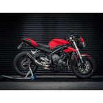 Medio sistema de escape para Triumph Street Triple 765 S, R y RS (2017-19)