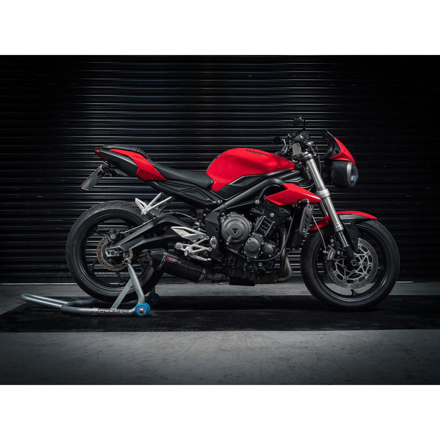 Medio sistema de escape para Triumph Street Triple 765 S, R y RS (2017-19)