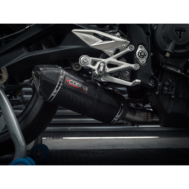 Medio sistema de escape para Triumph Street Triple 765 S, R y RS (2017-19)