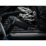 Medio sistema de escape para Triumph Street Triple 765 S, R y RS (2017-19)