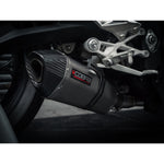 Medio sistema de escape para Triumph Street Triple 765 S, R y RS (2017-19)