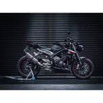 Medio sistema de escape para Triumph Street Triple 765 S, R y RS (2017-19)