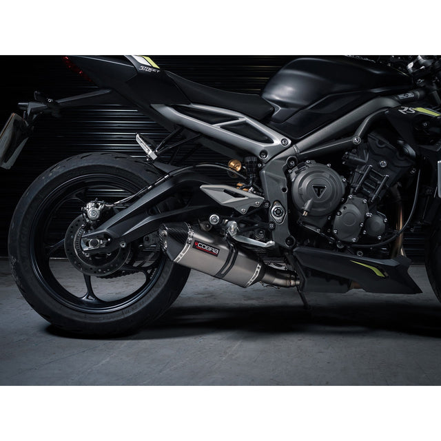 Medio sistema de escape para Triumph Street Triple 765 S, R & RS (2022)