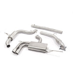 VW Golf GTI Mk5 Resonated Turbo Back Cobra Sport Performance Exhaust with De-Cat - VW22c