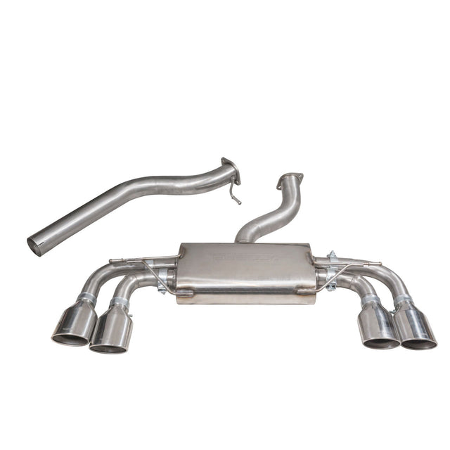 VW Golf R Mk7 Non Valved Non Resonated Cat Back Sports Exhaust - VW61