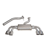 VW Golf R Mk7.5 Non Valved Non Resonated Cat Back Sports Exhaust
