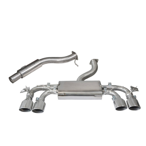VW Golf R Mk7.5 Valved Resonated Cat Back Sports Exhaust