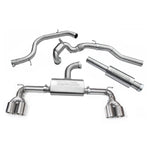Línea de Escape "Turboback" Estilo Quad de Salida para VW Golf GTI (MK7) 2.0 TSI (5G) (12-17)