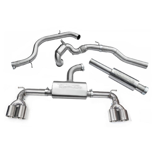 Línea de Escape "Turboback" Estilo Quad de Salida para VW Golf GTI (MK7) 2.0 TSI (5G) (12-17)
