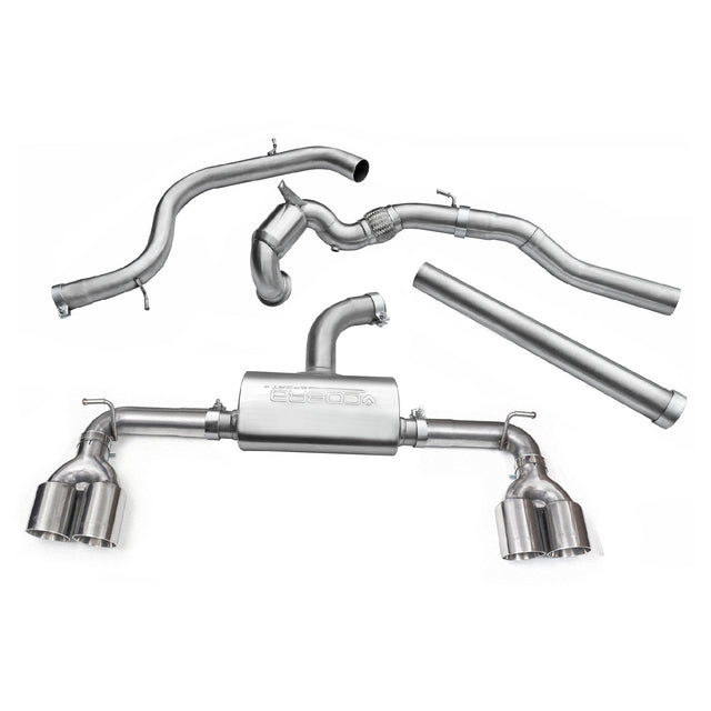 Línea de Escape "Turboback" Estilo Quad de Salida para VW Golf GTI (MK7) 2.0 TSI (5G) (12-17)