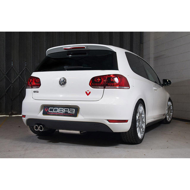 Línea de escape "Catback" para VW Golf GT (MK6) 2.0 TDI 140 CV (5K) (09-13)