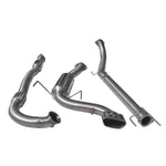 Línea de escape "Turboback" de 3" para Opel Astra H VXR