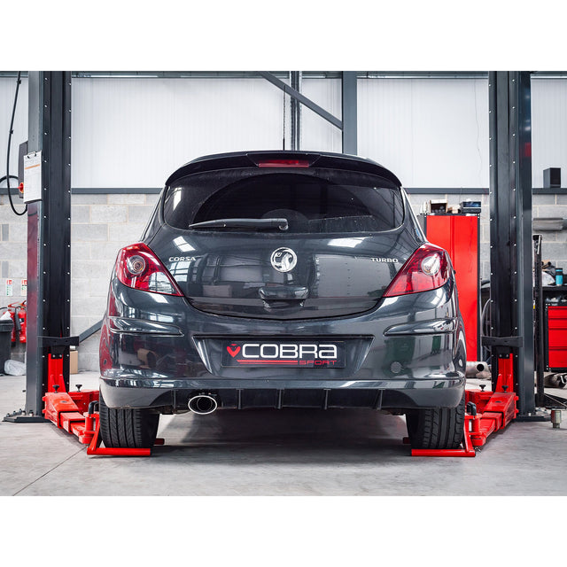 Silenciador trasero de escape Venom para Opel Corsa D 1.4 Turbo Black Edition (12-14)