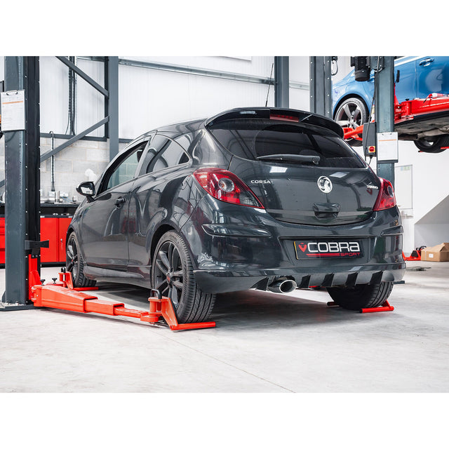 Silenciador trasero de escape Venom para Opel Corsa D 1.4 Turbo Black Edition (12-14)
