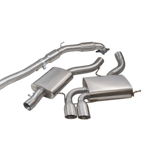 Línea de Escape "Turboback" para Audi A3 (8P) 2.0 TFSI Quattro (3 Puertas)