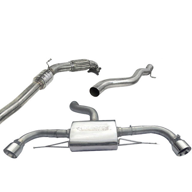 Línea de escape "Turboback" para Audi TT (MK2) 2.0 TFSI (Quattro) 2012-14