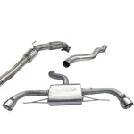 Línea de escape "Turboback" para Audi TT (MK2) 2.0 TFSI (Quattro) 2012-14
