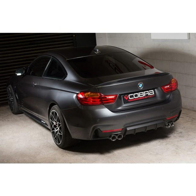 BMW 435D Quad Tailpipe Exhaust Conversion by Cobra Sport