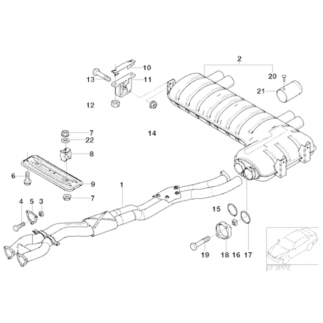 BMW Exhaust Diagram