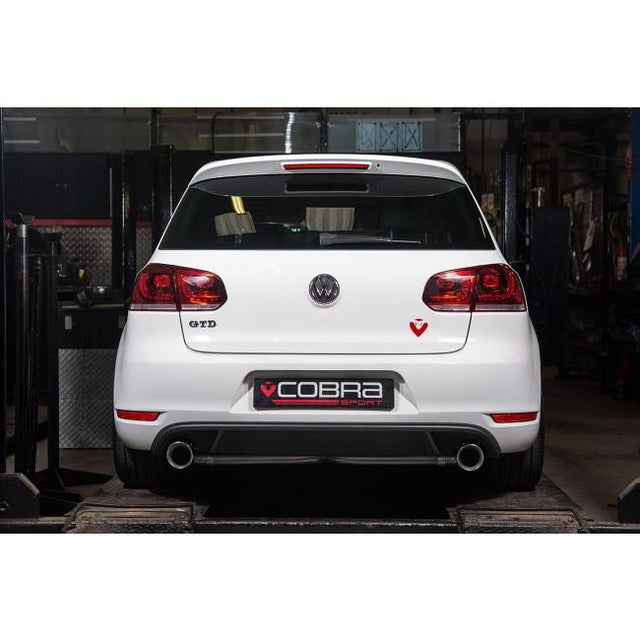 Línea de Escape "Catback" GTI Estilo Venom para VW Golf GTD (MK6) 2.0 TDI (5K) (09-13)