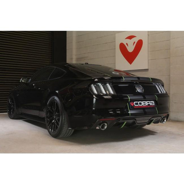 Línea de escape "Axleback" de 2.5" Venom para Ford Mustang 2.3 EcoBoost Convertible (2015-18)