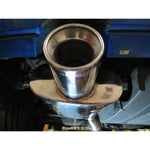 Línea de escape "Turboback" de 3" Track para Subaru Impreza Turbo (93-00)