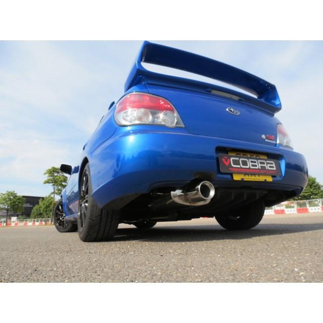 Línea de escape "Turboback" de 3" Track para Subaru Impreza Turbo (93-00)